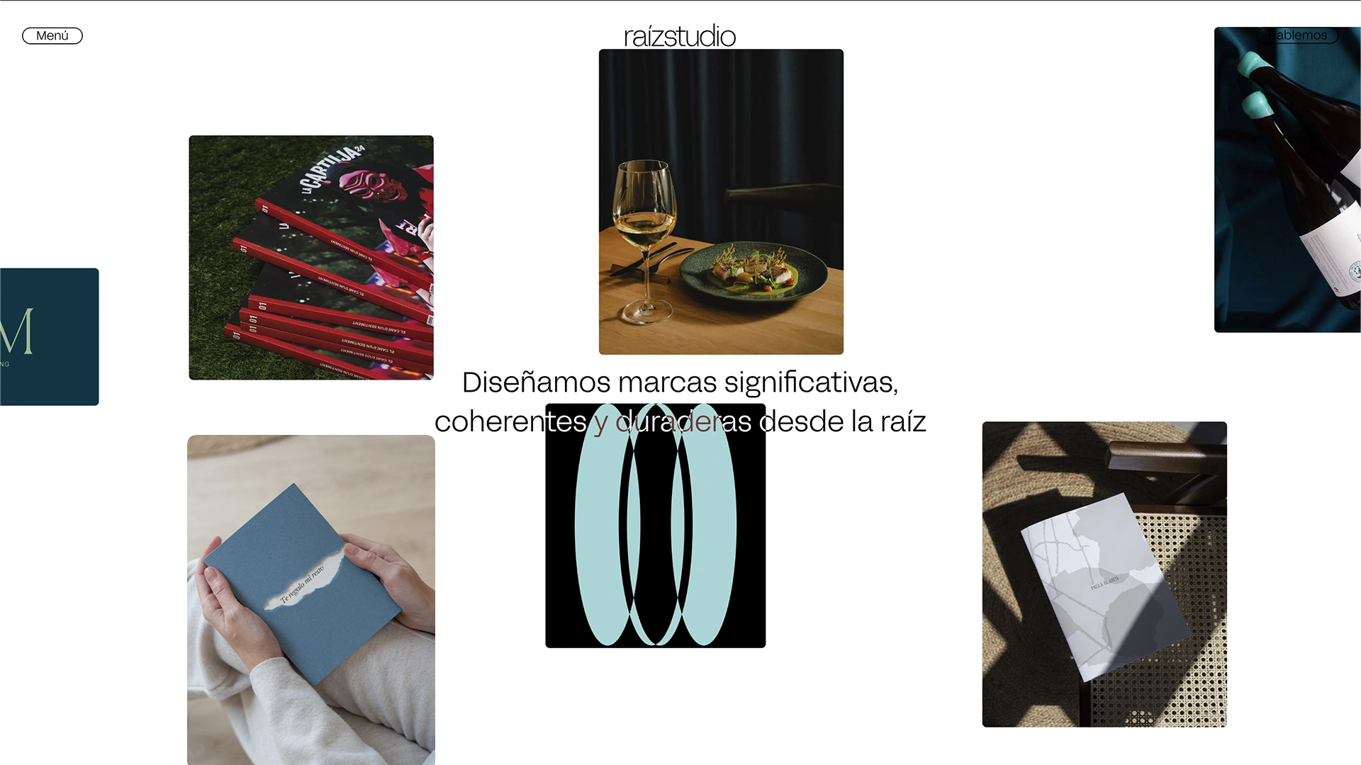 Raíz Studio diseño mallorca identidad verbal textos web Aina Coll Studio Comunicación